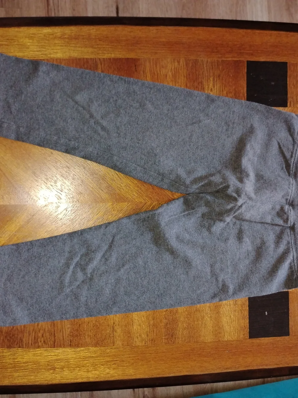 2 Girls' Gray And Black Lace-Hem Leggings - Kids Bottoms